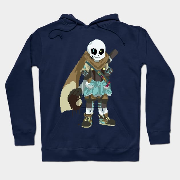 Pixel Ink Sans Hoodie by Lukaru